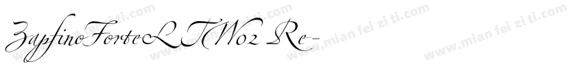 ZapfinoForteLTW02 Re字体转换